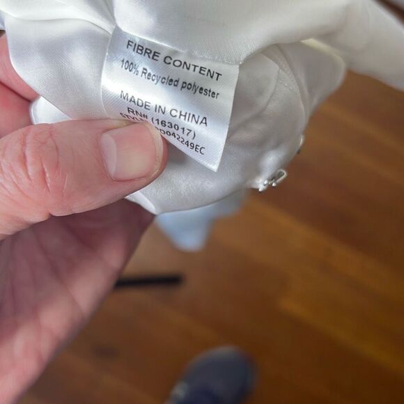 Princess Polly Daley White Satin Mini Skirt Size 12 - Picture 5 of 9